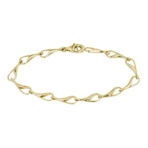 14k Gold Needle's Eye Bracelet