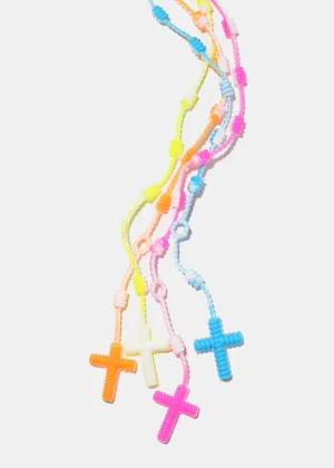 4 Pieces Cross Bracelet Rosary