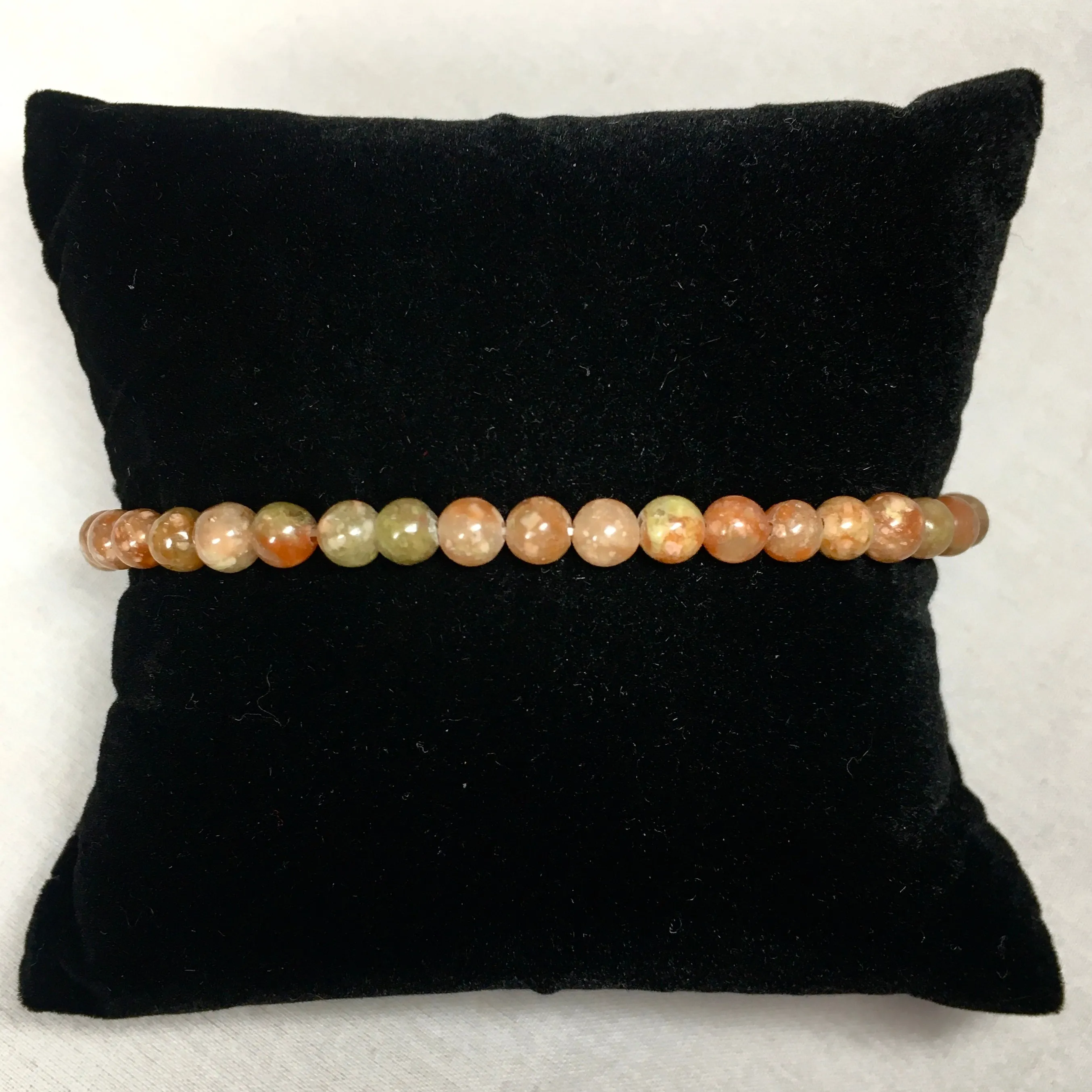 4mm Round Tumbled Stone Bracelets