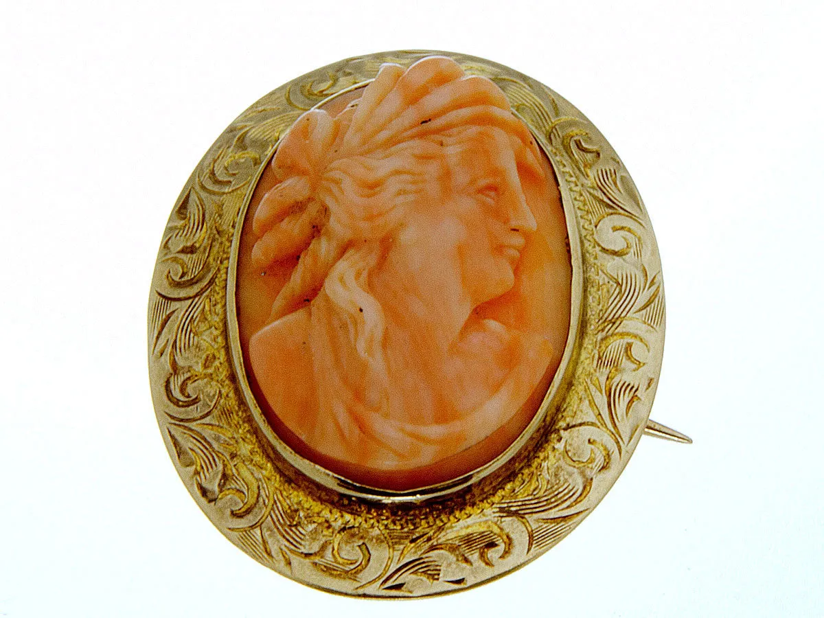 Antique Cameo Brooch