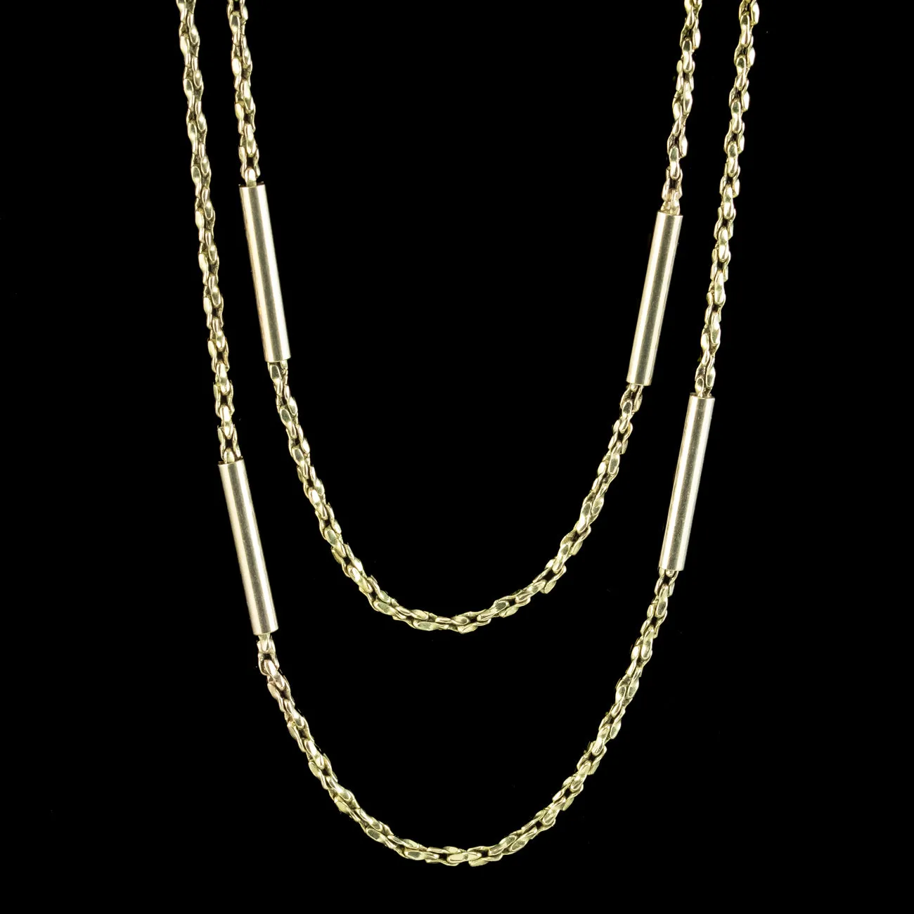 Antique Victorian 9ct Gold Chain Necklace