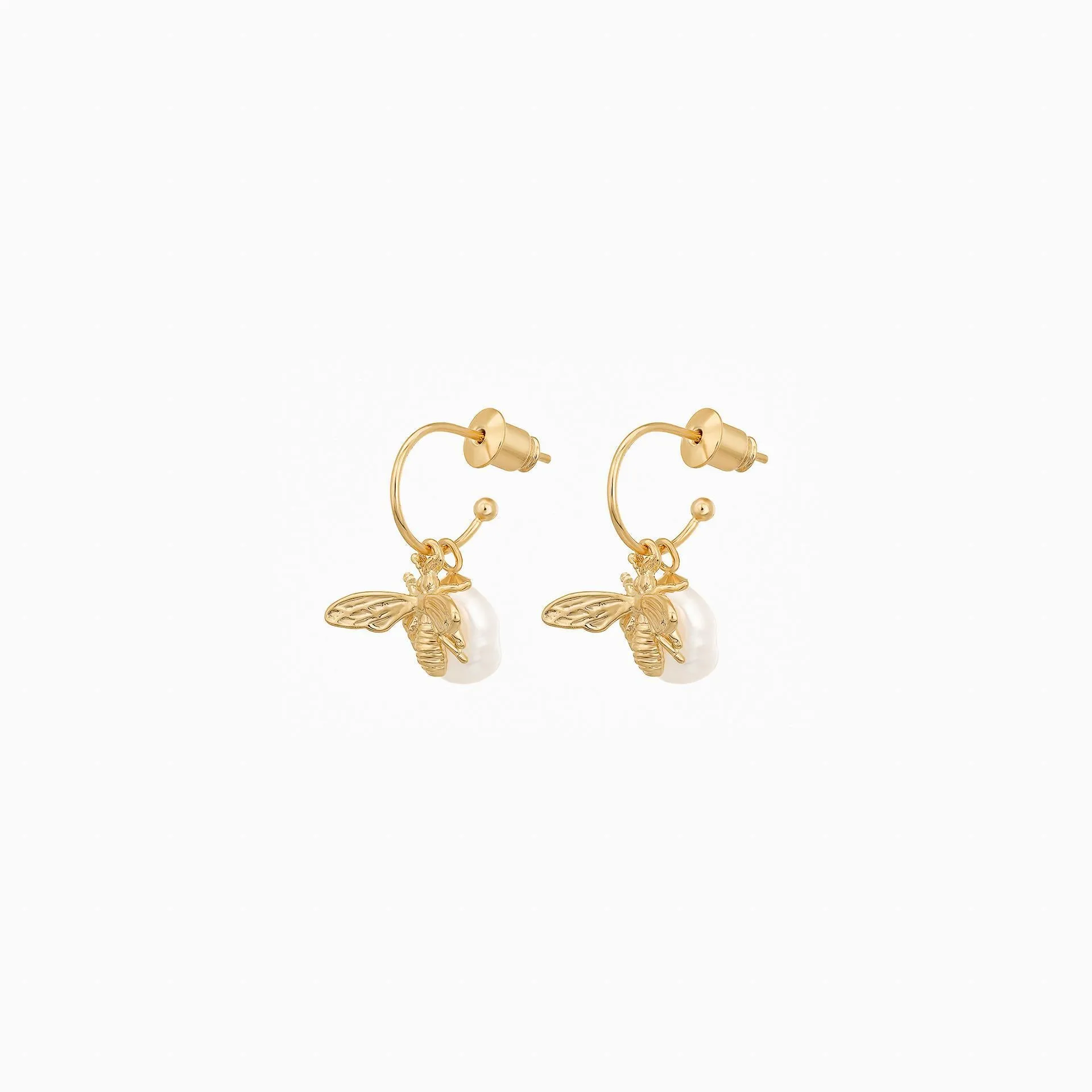 Bee Pearl Earrings