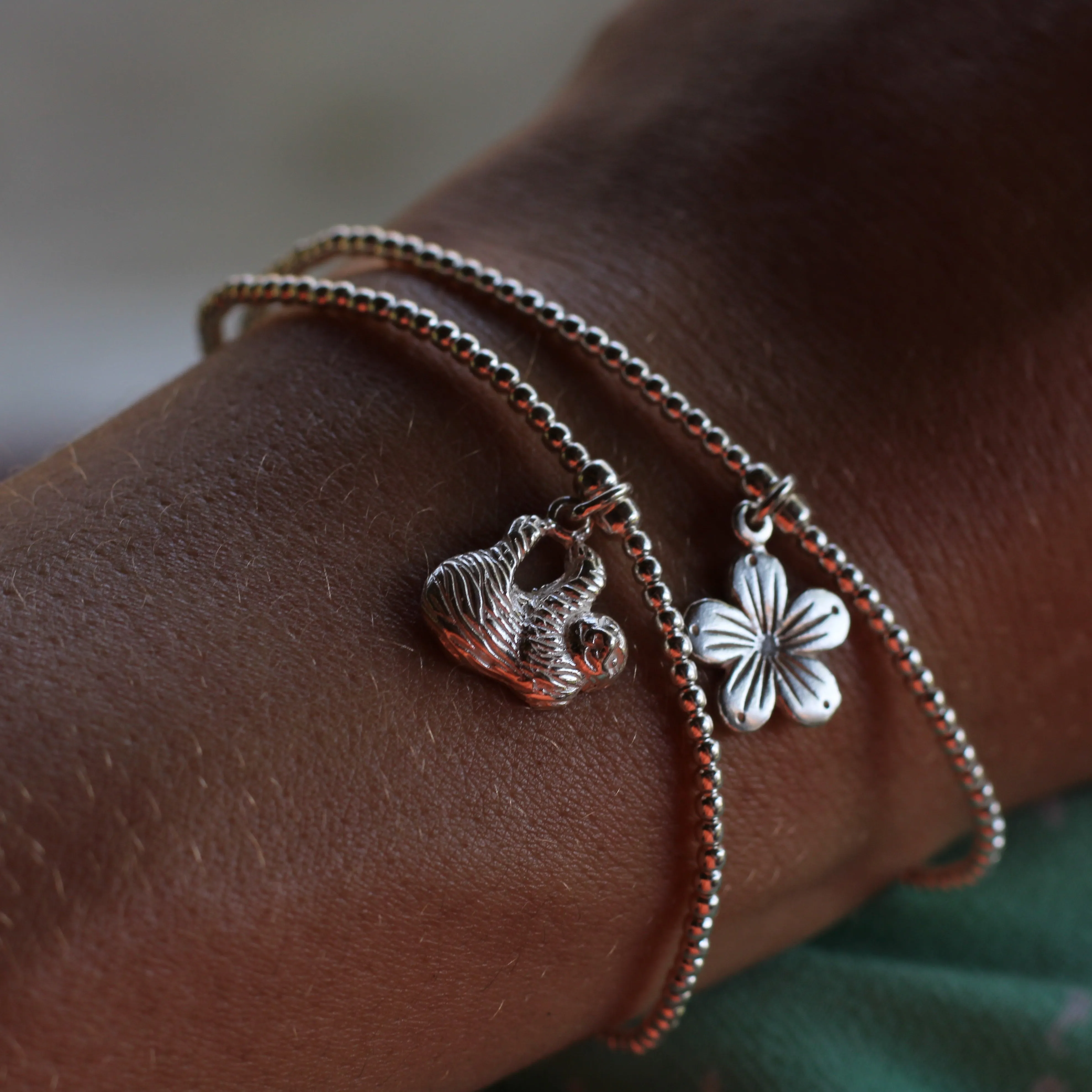 Bracelet Tiny Wishes Hanging Sloth