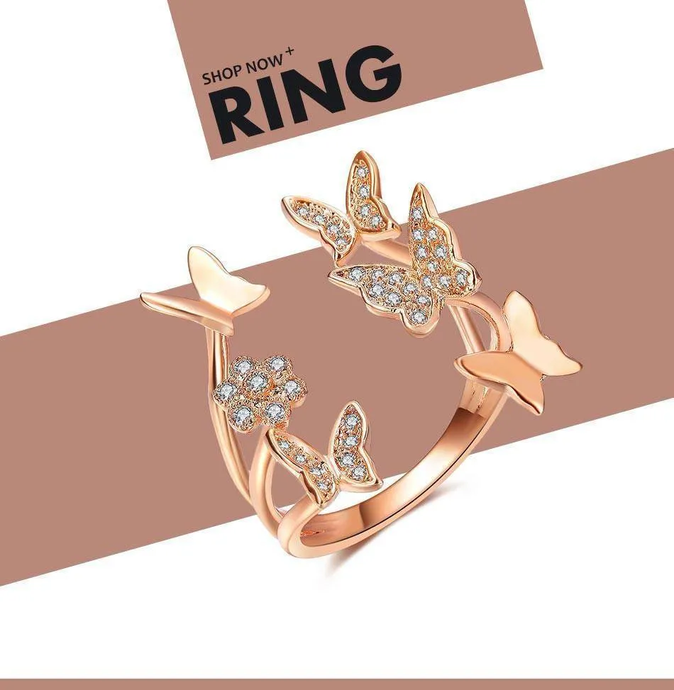 Butterfly Open Ring