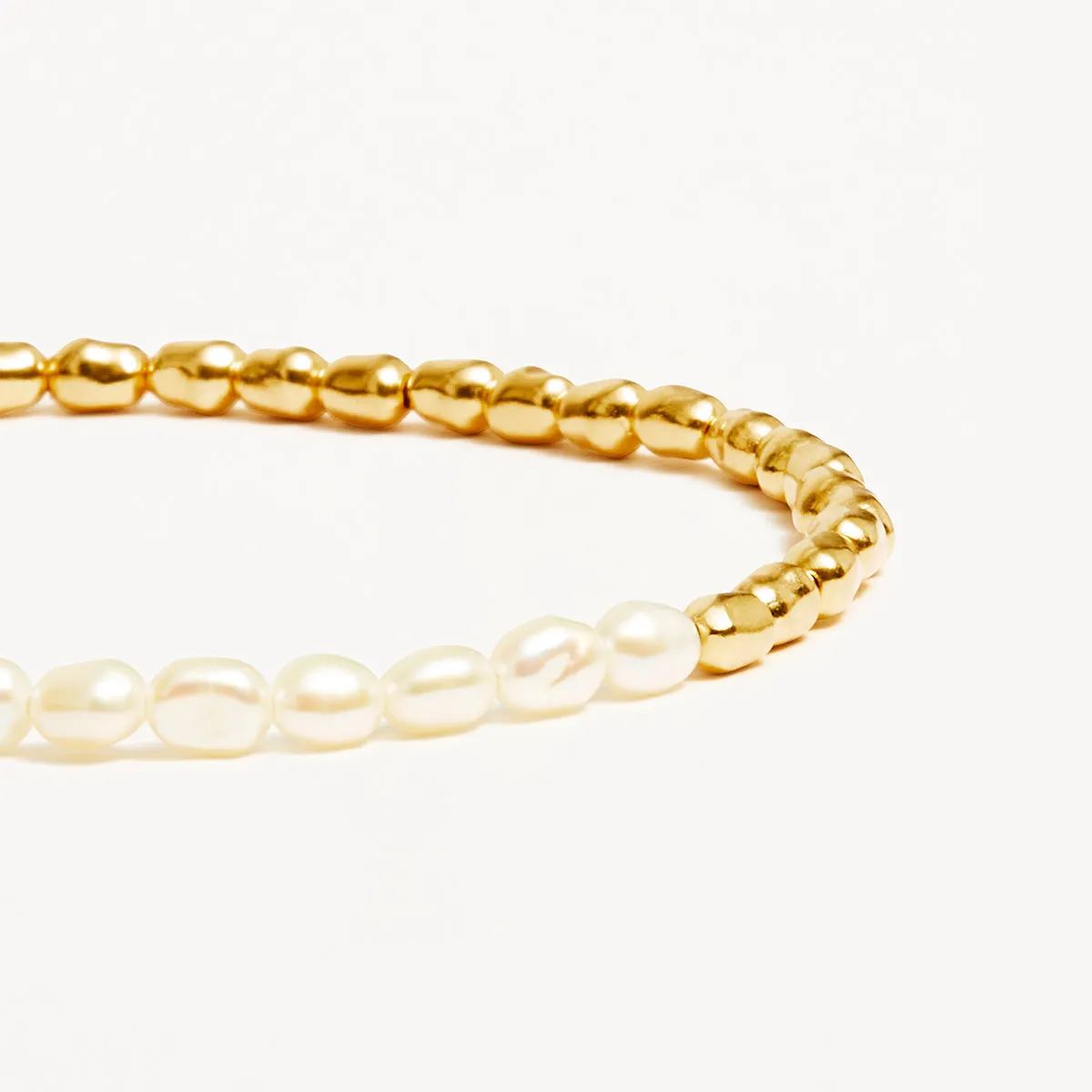 By Charlotte By Your Side Pearl Bracelet, Gold