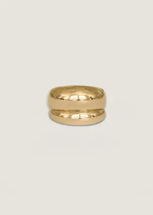 Classic & Bold Hollow Dome Ring Stack