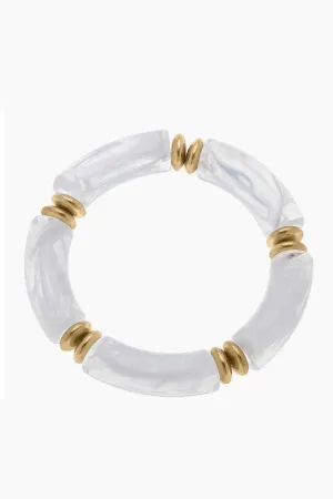 Clear Resin Stretch Bracelet