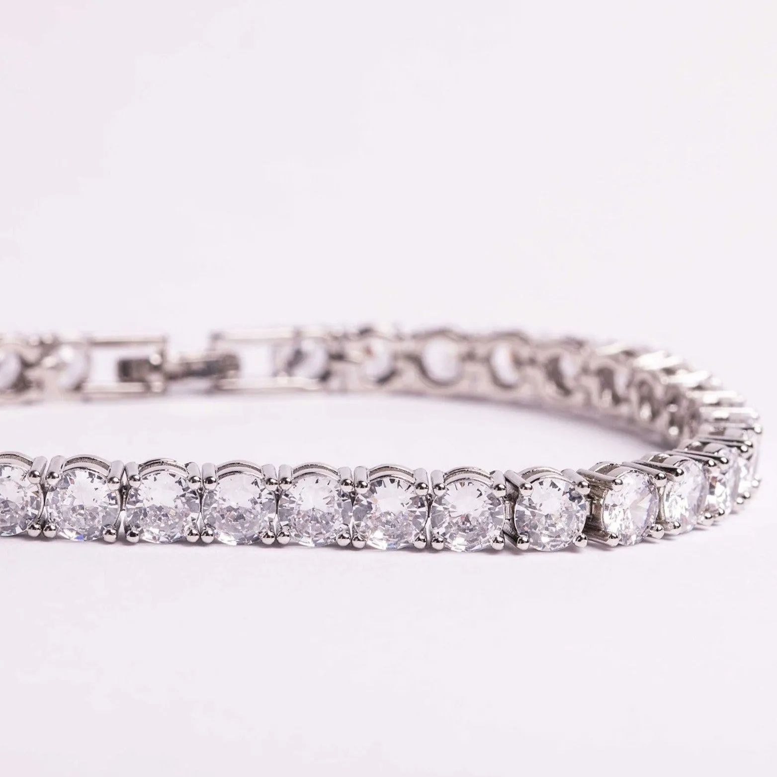 Clementine Tennis Crystal Bridal Bracelet