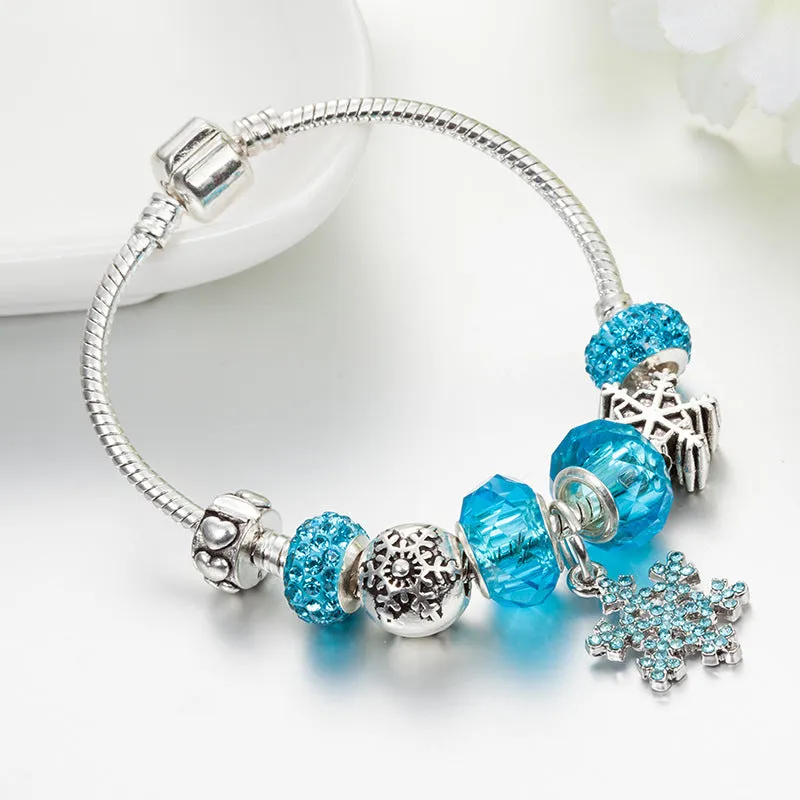 Crystal Enamel Beads Charm Beads Bracelet