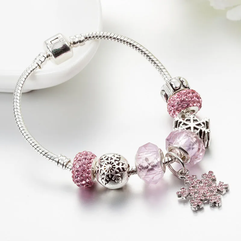 Crystal Enamel Beads Charm Beads Bracelet