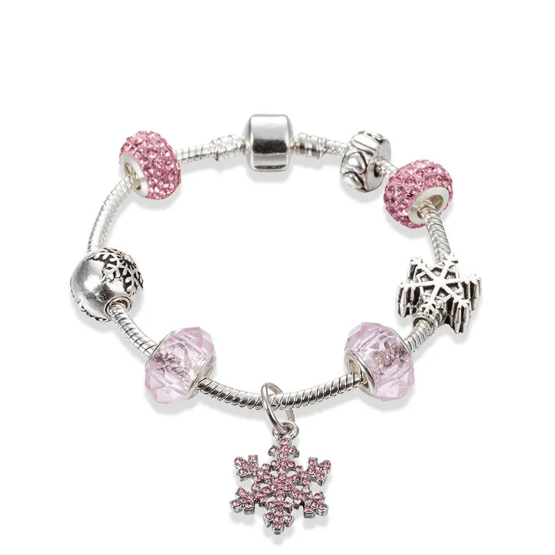 Crystal Enamel Beads Charm Beads Bracelet