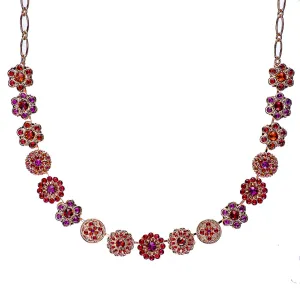 Extra Luxurious Rosette Necklace in "Hibiscus" *Custom*