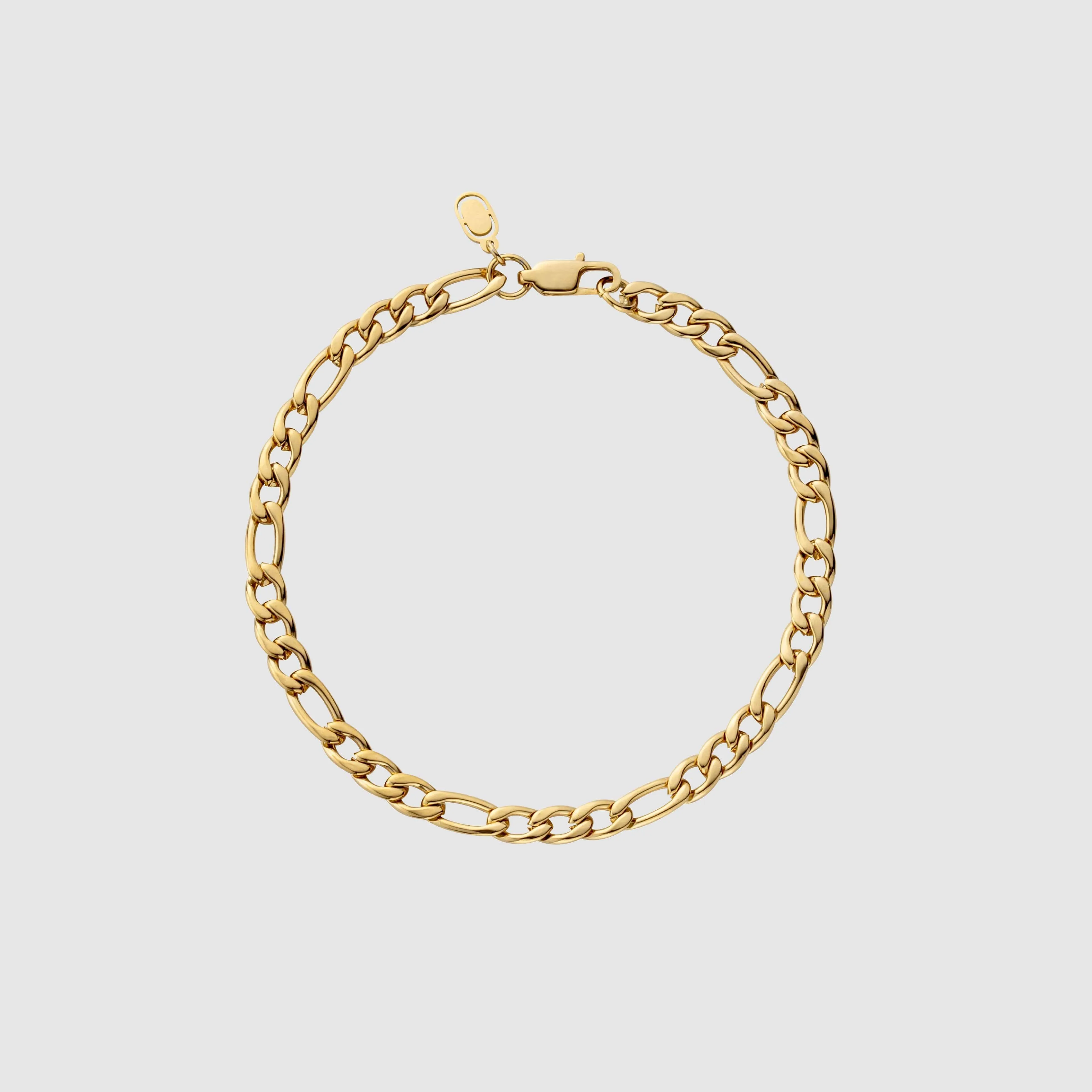 Figaro Bracelet (Gold) 5mm