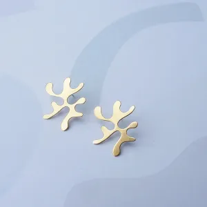 Flora Wavy Studs