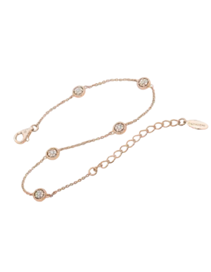 Georgini Karat Bracelet w/ CZ - Rose Gold