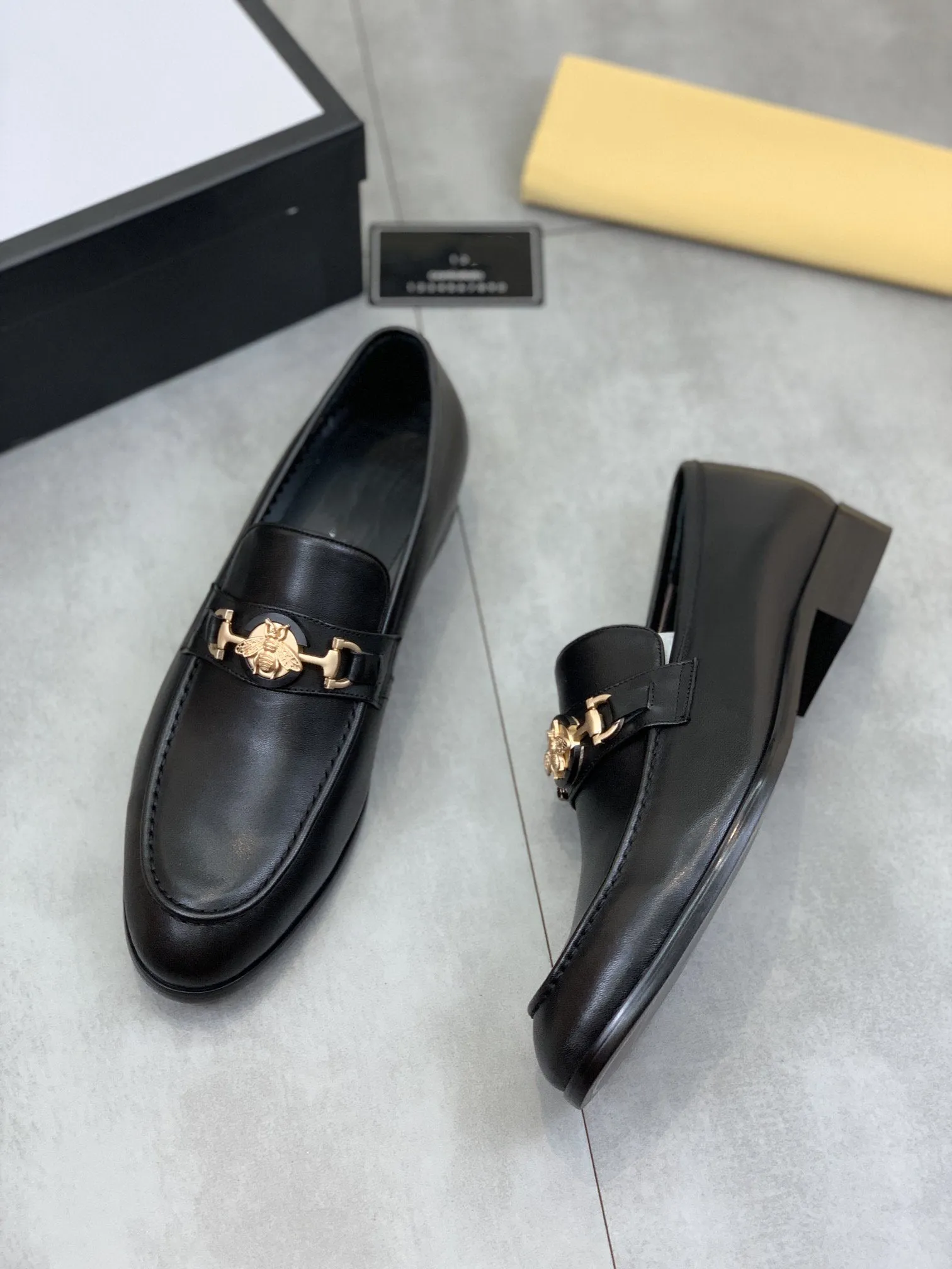 GG LOAFER FOR MEN IN MATTE BLACK