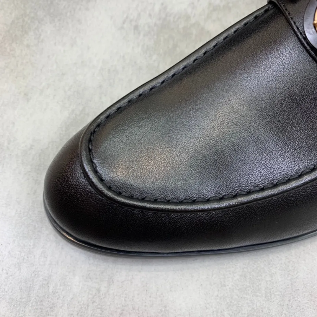 GG LOAFER FOR MEN IN MATTE BLACK