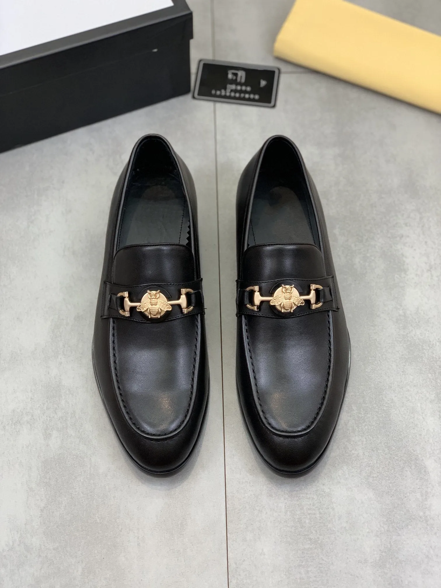 GG LOAFER FOR MEN IN MATTE BLACK