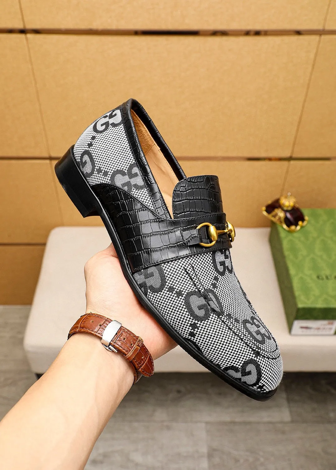 GG LOAFERS JORDAAN MAXI BLACK