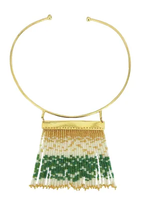 Green Waterfall Necklace