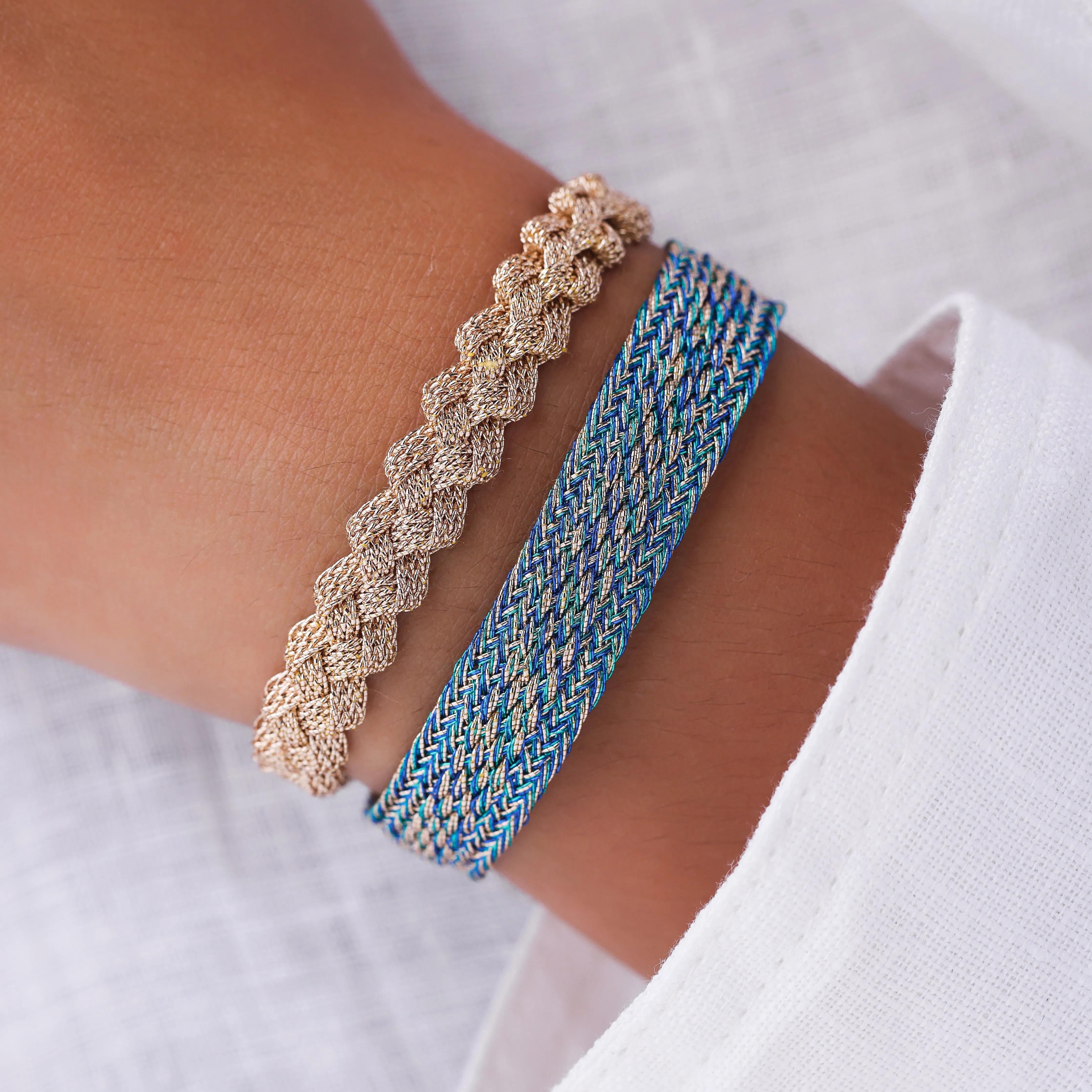 Izy n°1 Bracelet in Rose Gold Majorelle