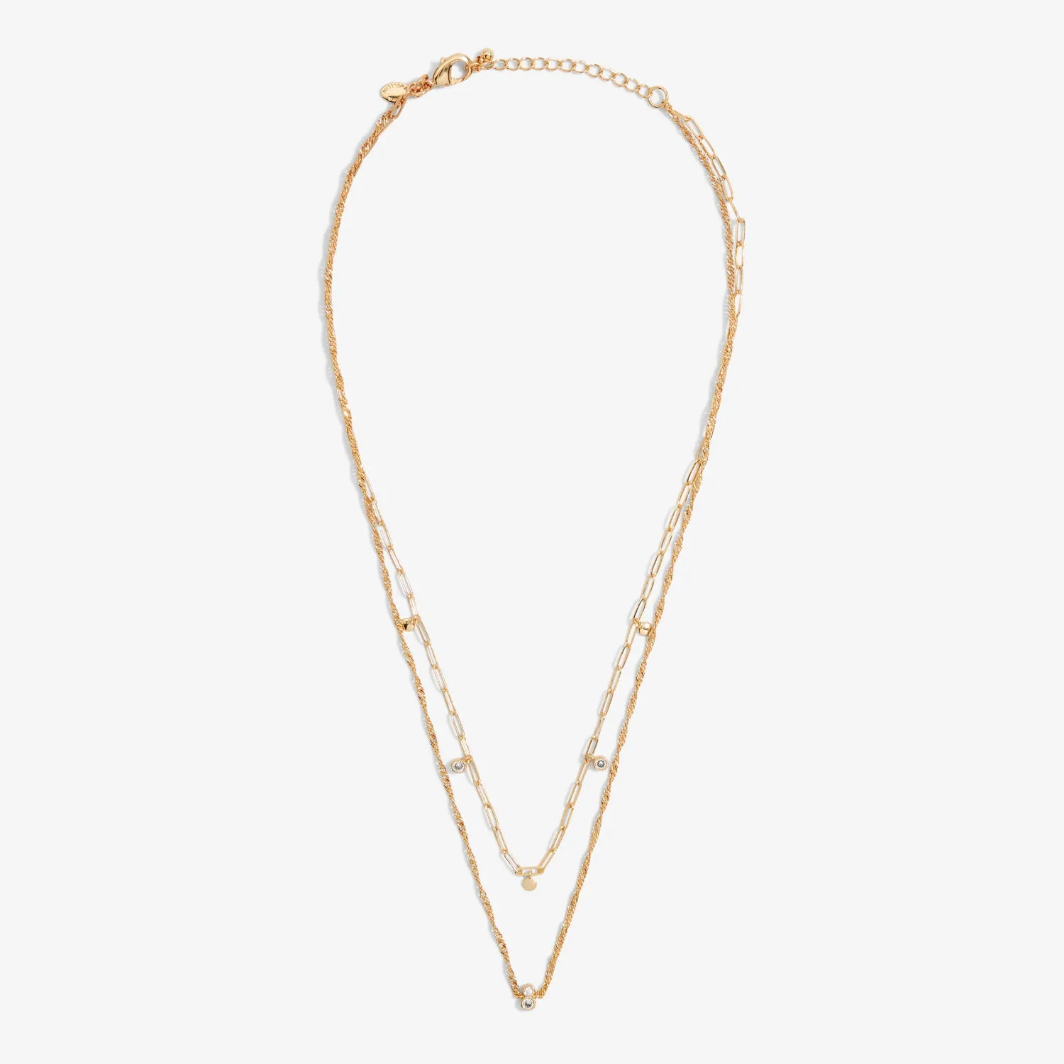 Joma Jewellery Stacks Of Style Gold Necklace