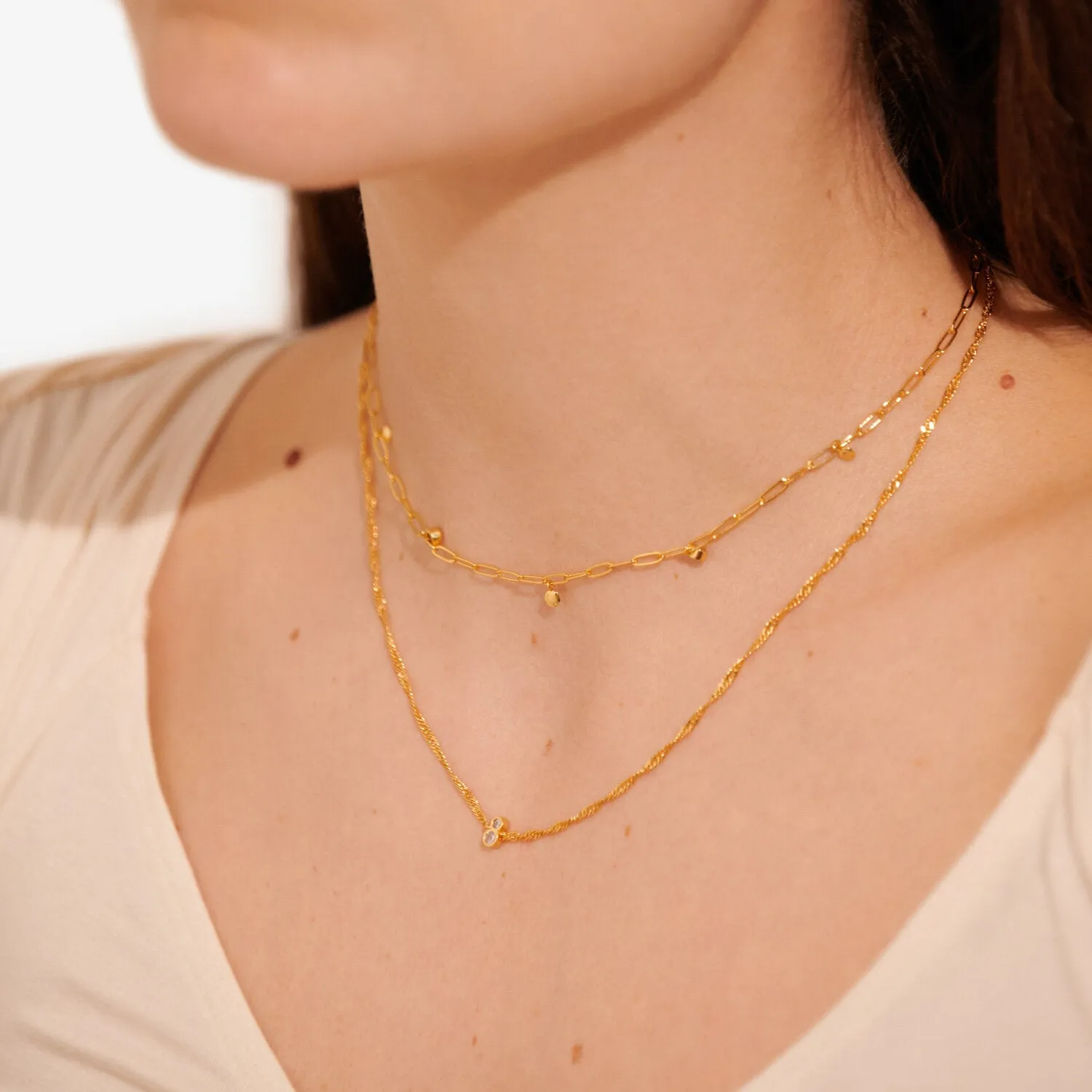 Joma Jewellery Stacks Of Style Gold Necklace