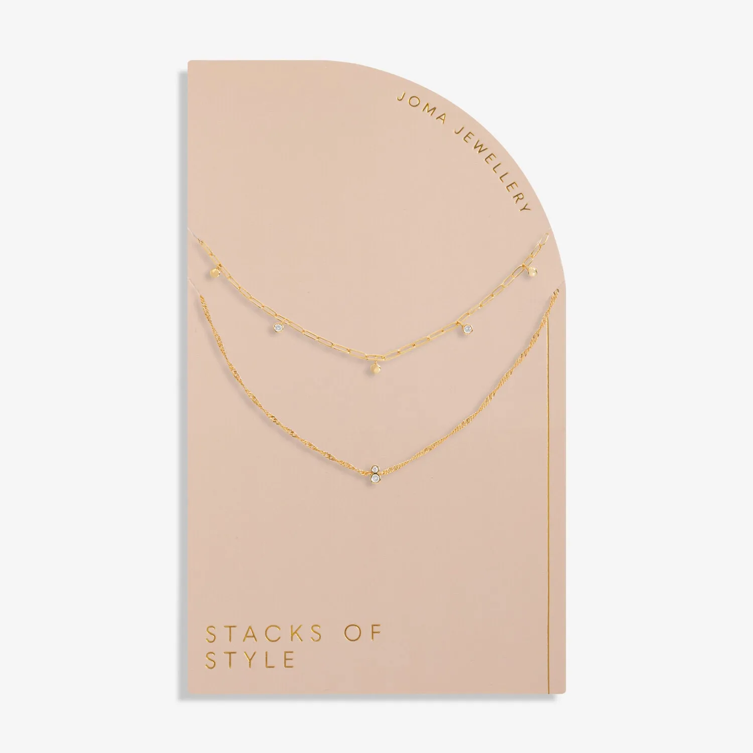 Joma Jewellery Stacks Of Style Gold Necklace