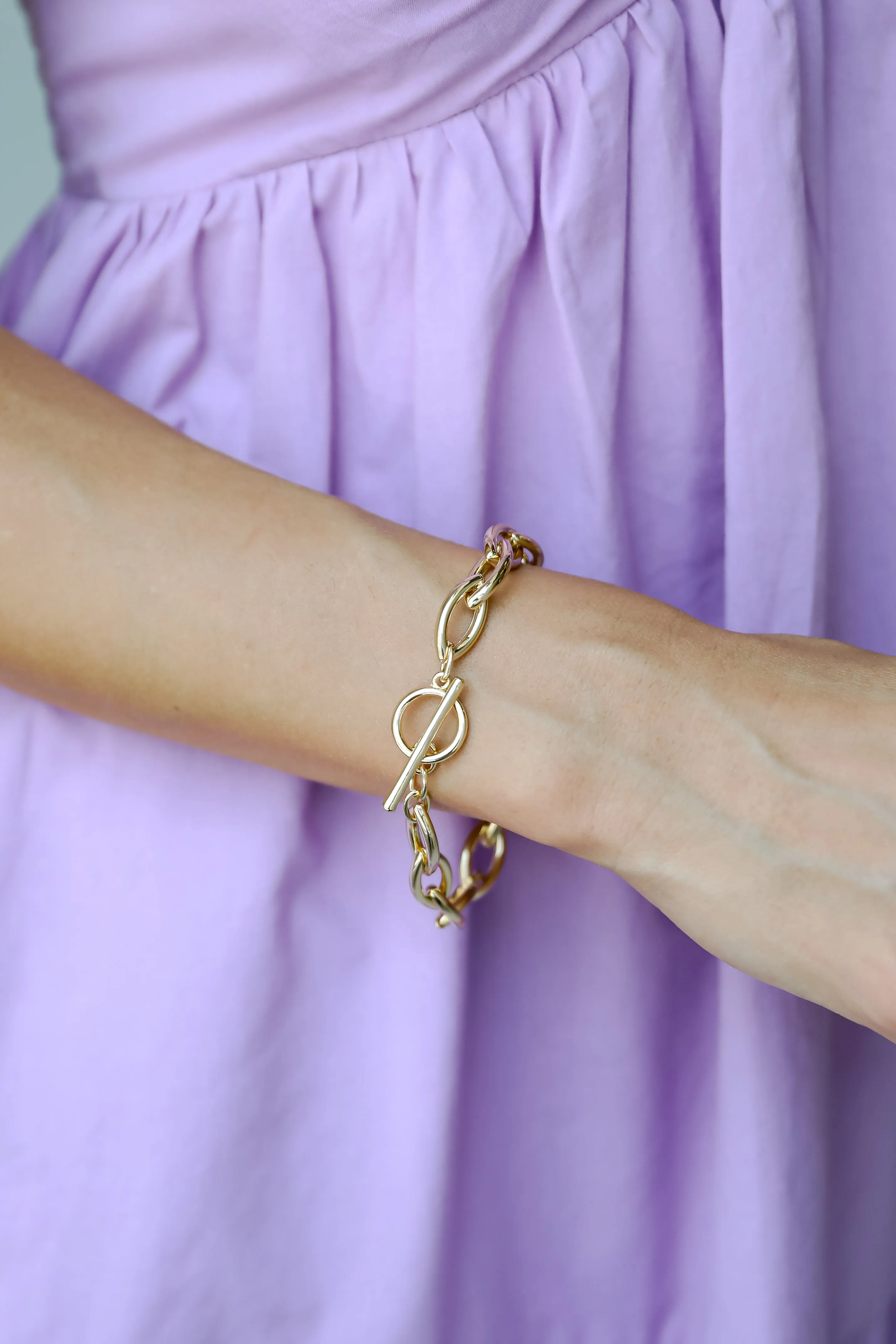 Katherine Gold Chainlink Bracelet