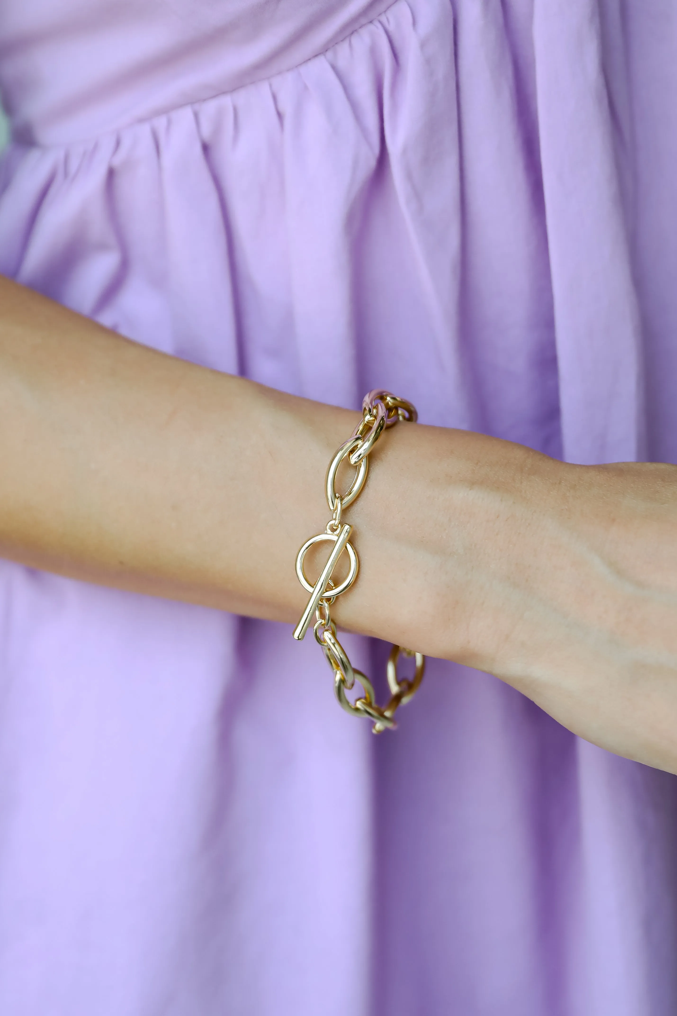 Katherine Gold Chainlink Bracelet