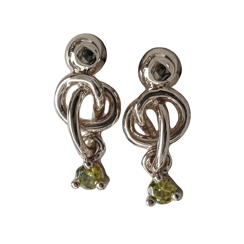 Knotty Serpent Earrings