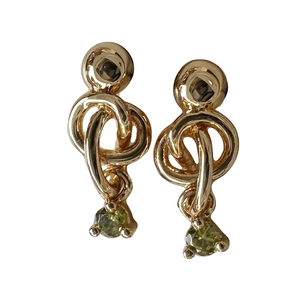 Knotty Serpent Earrings