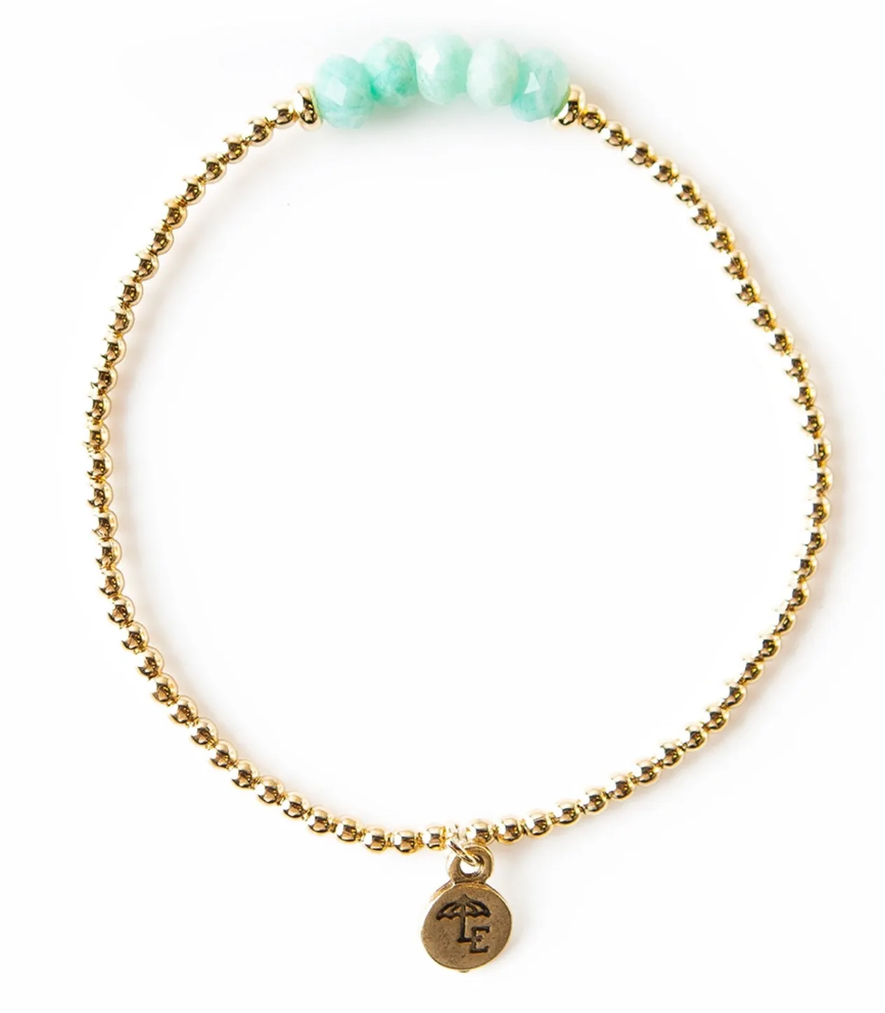 Lenny & Eva Lily Stretch Bracelet - Amazonite