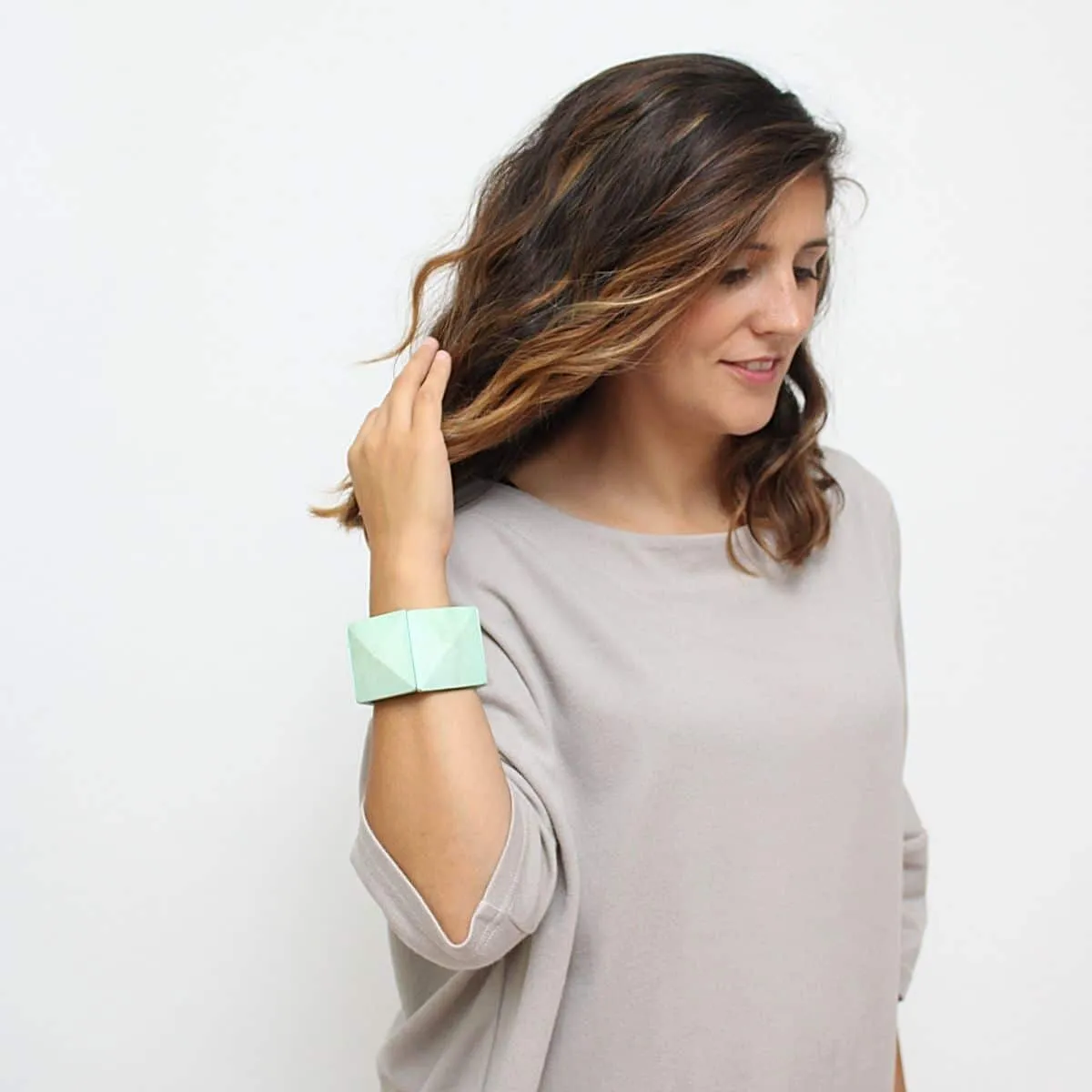 Mint Wooden Maia Bracelet