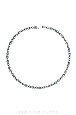 Necklace, Collar, Sterling Silver, Turquoise, Contemporary, 2007