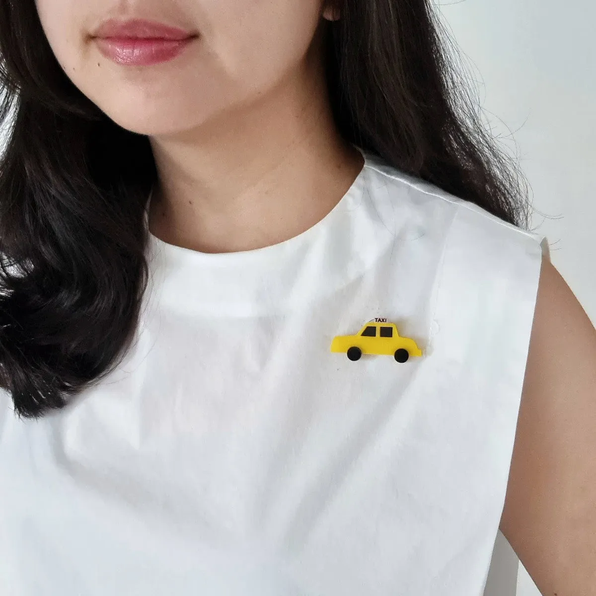 New York Taxi Brooch