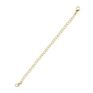 Obsession Necklace Extender Encased in 18k Gold - 130mm