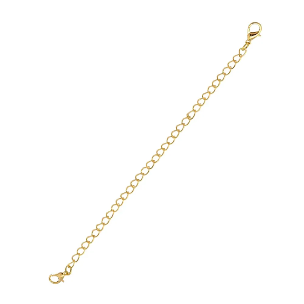 Obsession Necklace Extender Encased in 18k Gold - 130mm