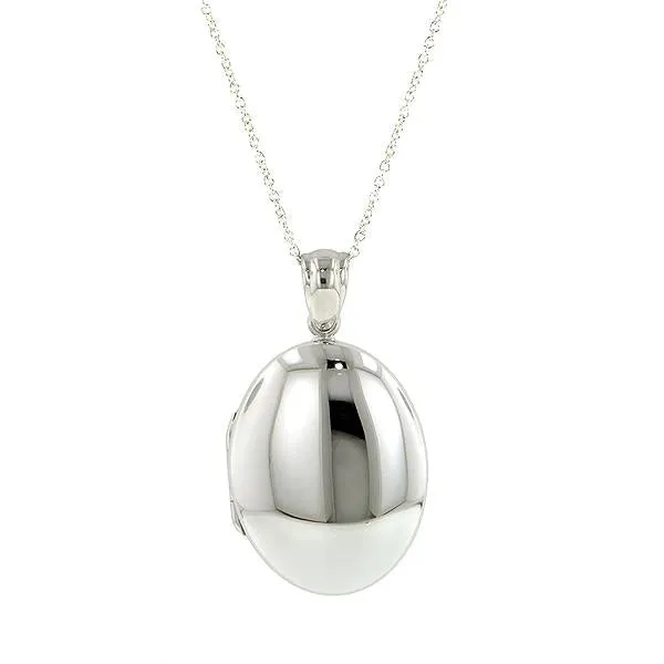 Oval Silver Locket