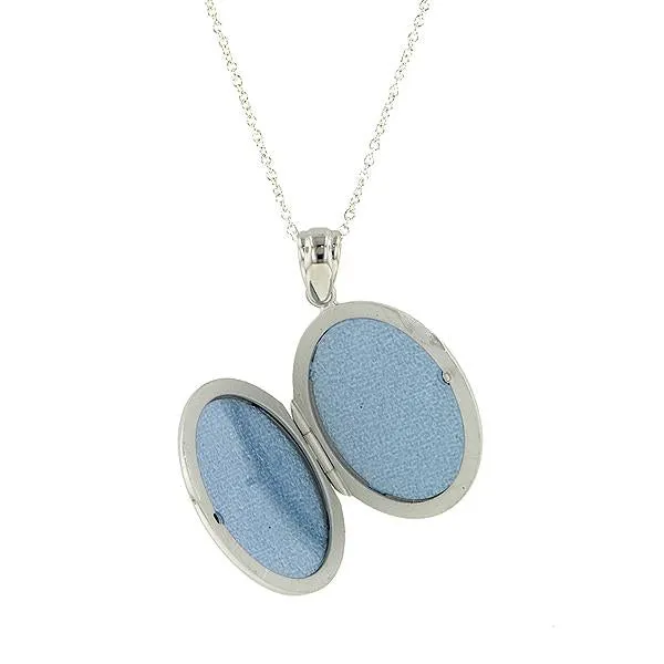 Oval Silver Locket