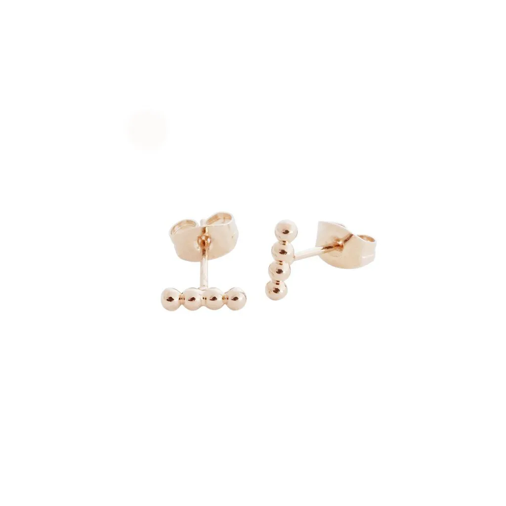 Paige Beaded Studs - Final Sale