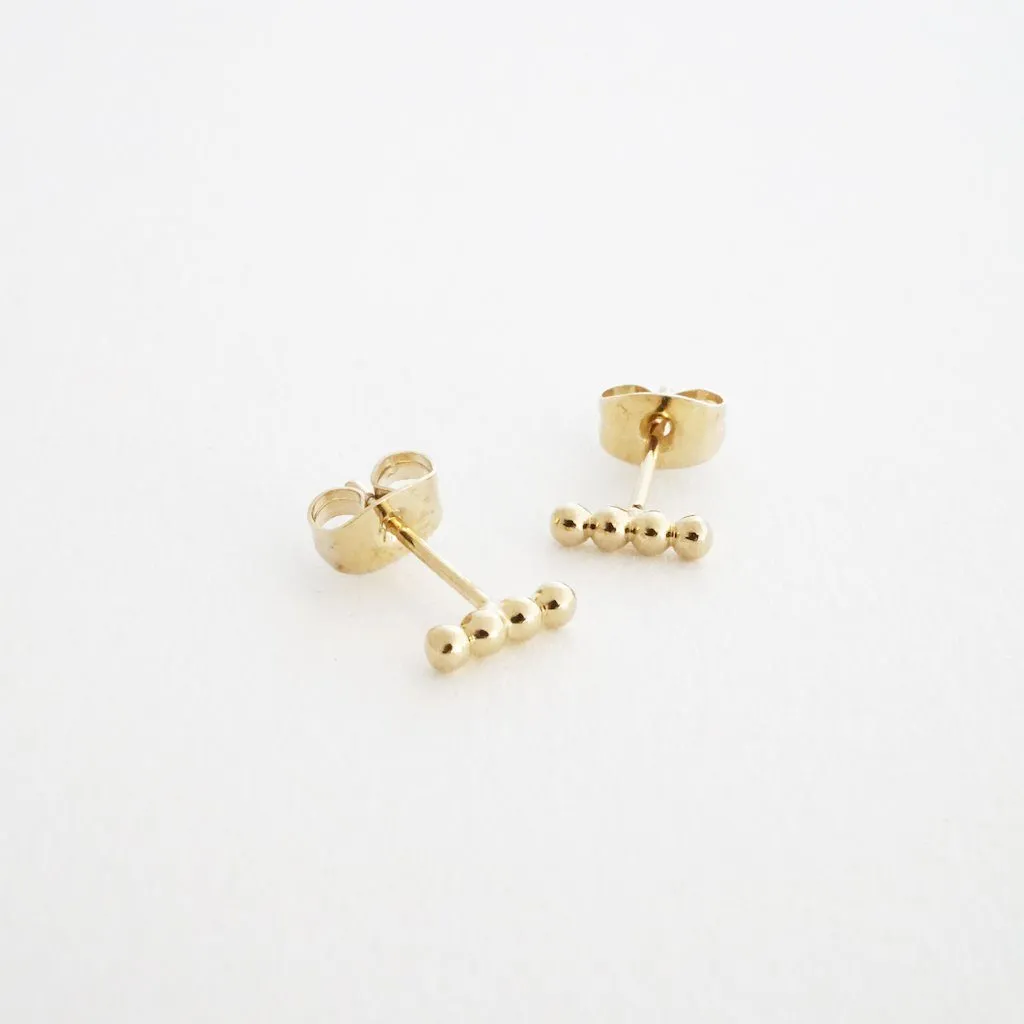 Paige Beaded Studs - Final Sale