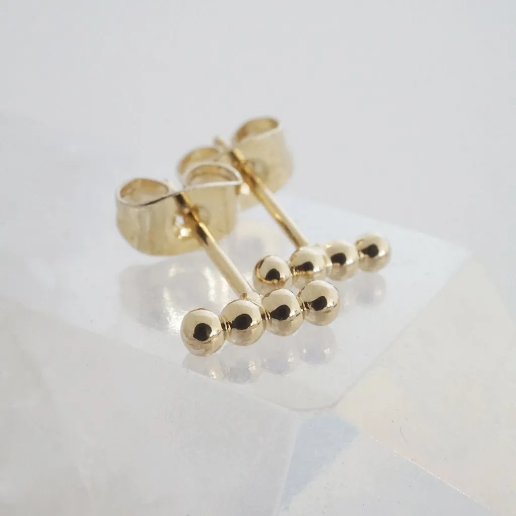 Paige Beaded Studs - Final Sale