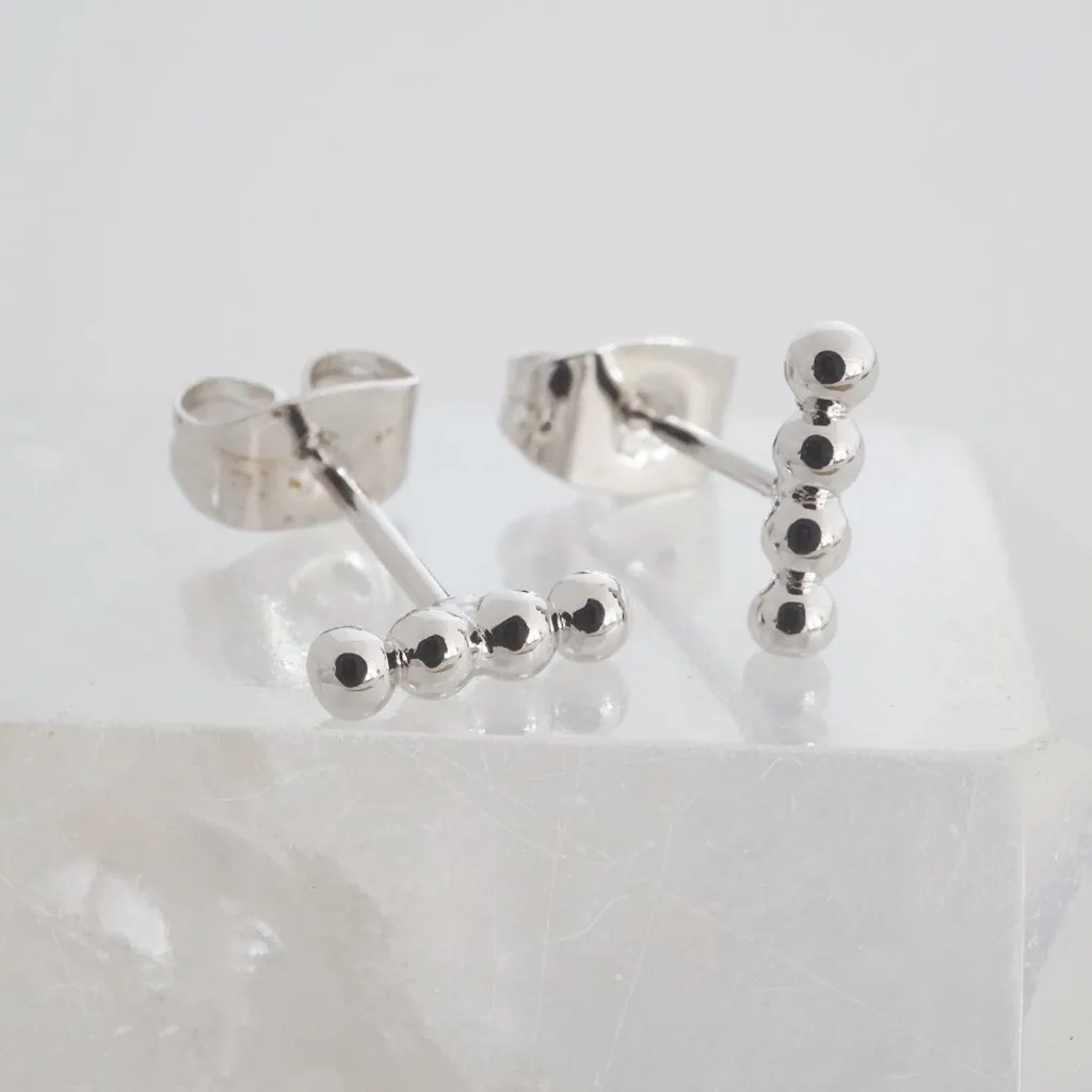 Paige Beaded Studs - Final Sale