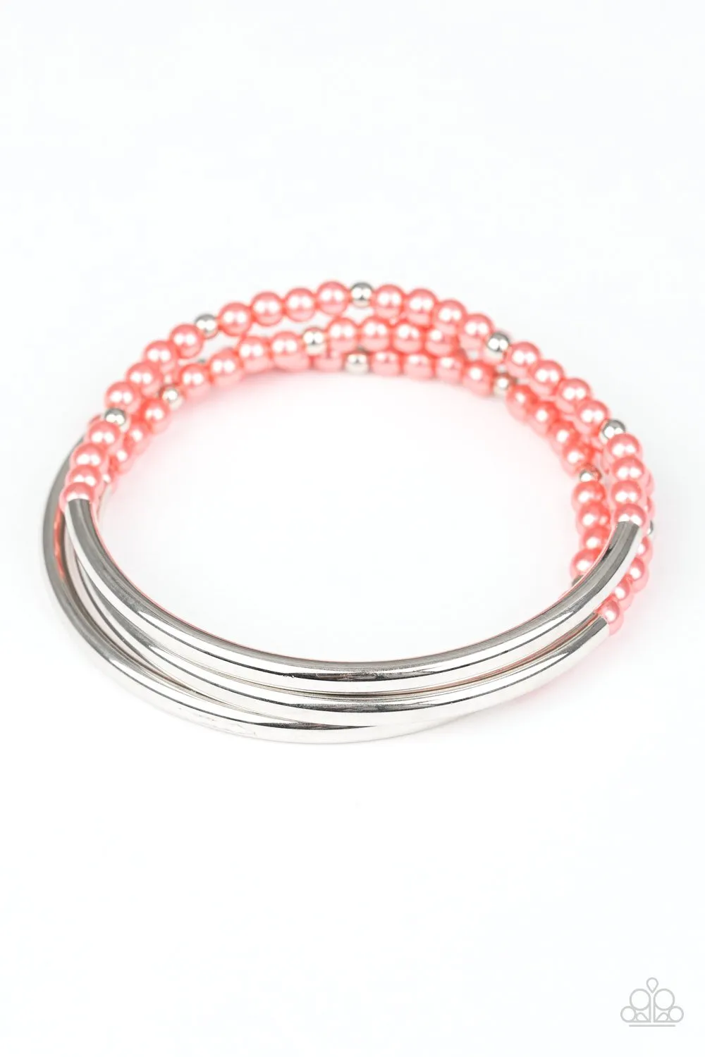 Paparazzi Bracelet ~ City Pretty - Orange