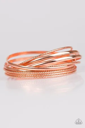 Paparazzi Bracelet ~ Drop A BOMBSHELL - Copper