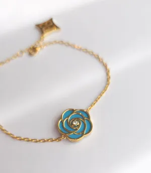 Rose- Bracelet (Turquoise)