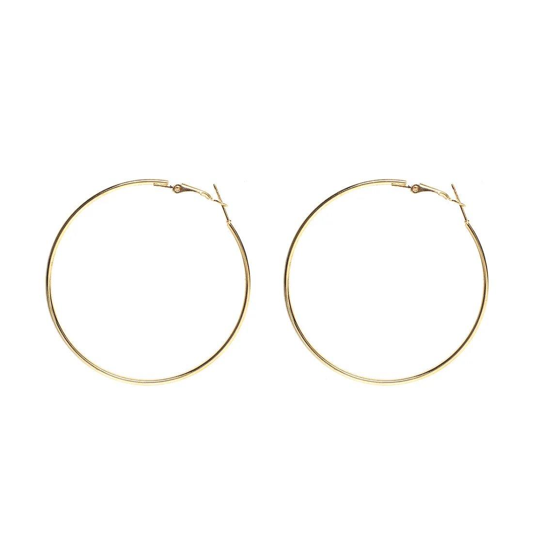 Set of 6 Gold Tonned Pearl & Diamante Stud & Hoop Earrings