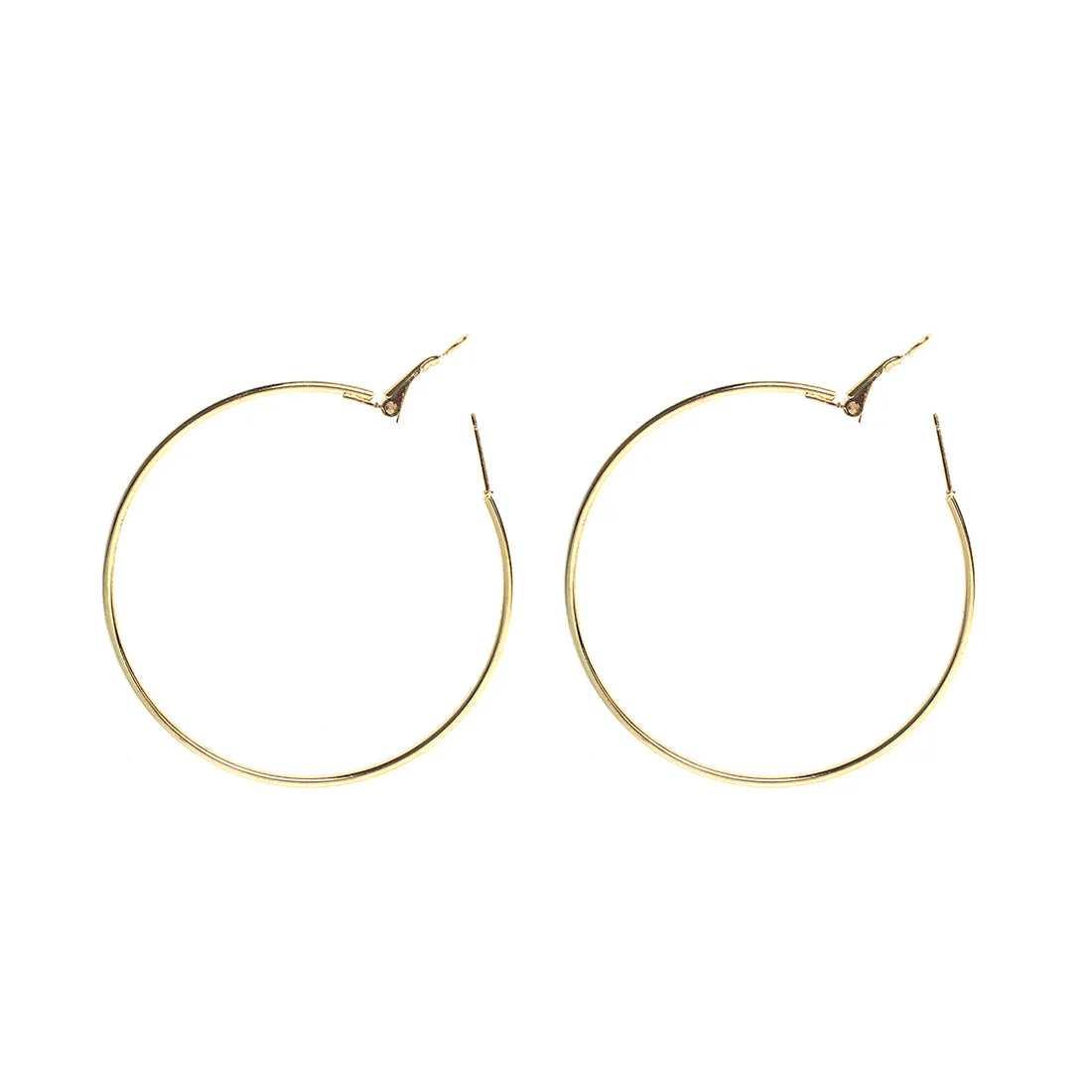 Set of 6 Gold Tonned Pearl & Diamante Stud & Hoop Earrings