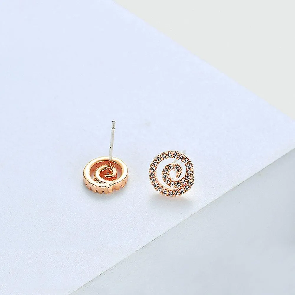 Spiral Stud Earrings